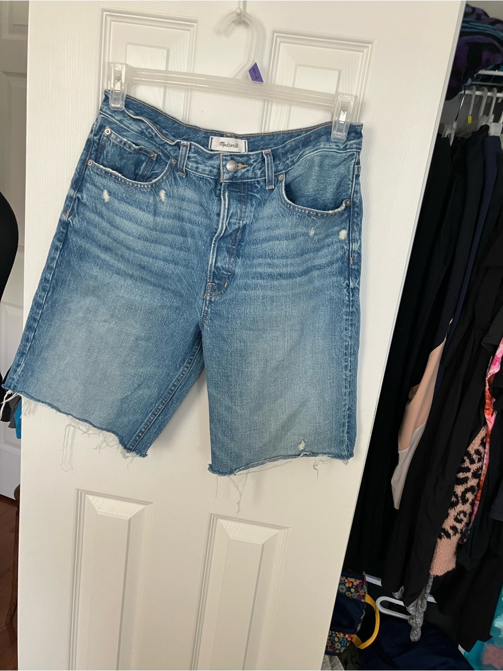 Madewell Low Slung Baggy Denim Shorts